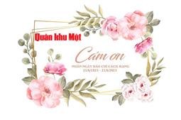 Lời cảm ơn của Báo Quân khu